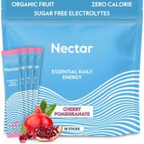 Néctar Energy Booster, cafeína orgânica, eletrólitos B12, 18x