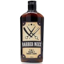 Neez Barber Shampoo e Sabonete Líquido Cabelo e Barba 2 em 1 - 240ml