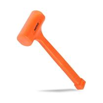 NEIKO 02849A 4 Lb Dead Blow Hammer, Neon Orange Unibody Moldado de aderência quadrimestado Resistente a faíscas e rebotes