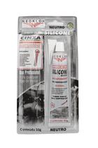 Neoklon Silicone Neutro 50g - Vedação Eficiente para Superfícies Quentes Neoklon Silicone Neutro 50g - Vedação Eficiente para Superfícies Quentes