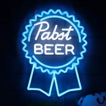 Neón AHlove Cerveza Pabst para Decoración de Pared 30x38 cm con Adaptador Neón AHlove Cerveza Pabst para Decoración de Pared 30x38 cm con Adaptador