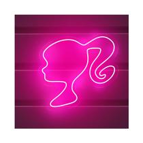 Neon Barbie Led logo Painel Luminaria decoração Festa