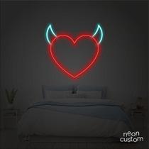Neon Led Coraçao Bandido