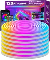 Neon Rope Lights LETIANPAI 37m RGB Waterproof App Control Neon Rope Lights LETIANPAI 37m RGB Waterproof App Control