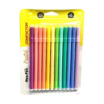 Neopen Gigante com 12 Cores Pastel Compactor
