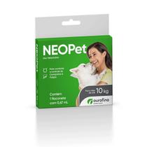 Neopet linha anti-pulgas e carrapatos para cães de até 10 kg