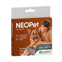 Neopet para Cães Ourofino 20,1 a 40kg Fipronil Pipeta 2,68ml Neopet para Cães Ourofino 20,1 a 40kg Fipronil Pipeta 2,68ml