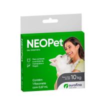 Neopet Verde Antipulgas e Carrapatos para Cães até 10kg (1 Flaconete) - Ourofino