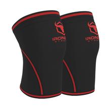 Neoprene de 7 mm com mangas de joelho Iron Bull Strength para homens e mulheres