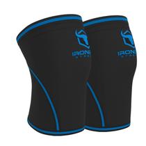 Neoprene de 7 mm com mangas de joelho Iron Bull Strength para homens e mulheres