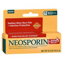 Neosporin + Pomada para alívio de queimaduras 0,5 onças da Neosporin (pacote com 2)