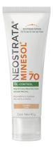Neostrata Minesol Protetor Solar Facial Oil Control, Claro, FPS 70, 40g
