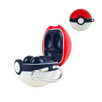NERDCASE, Case, Capa, Capinha Pokébola, Silicone, Compatível com Galaxy Buds 2/Pro/FE/Live