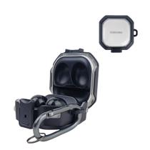 NERDCASE, Case, Capa, Capinha Resistente Transparente com Detalhes em Preto, Silicone, Compatível com Galaxy Buds FE, 2, Pro, Live