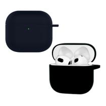 NERDCASE, Case, Capa Protetora Silicone Premium, Compatível com AirPods 4, Preta