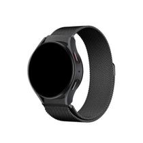 NERDCASE, Pulseira de Metal Magnética, Compatível com Samsung Galaxy Watch 20mm, Preto