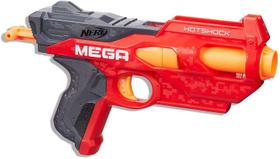 NERF B4969 N-Strike Hotshock Blaster Padrão, Vermelho
