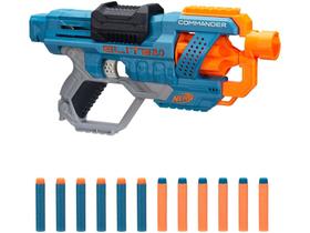 Nerf Elite 2.0 Commander RD-6 Hasbro 13 Peças - Com Tambor Giratório para 6 Dardos