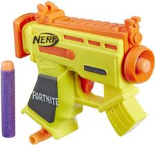 NERF Fortnite Micro AR-L Microshots Dart-Firing Toy Blaster &amp 2 Dardos Oficiais de Elite para Crianças, Adolescentes, Adultos