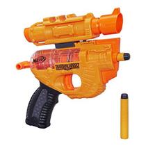 NERF Holdout Doomlands Toy Blaster com Destacávelx 40Mm & 2 Doomlands Elite Dardos Oficiais para Crianças, Adolescentes e Adultos