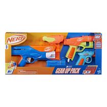 Nerf n series lançador gear up pack com 3 multicolorido f8634 hasbro