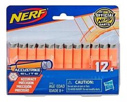 Nerf Refil Dardo Original Accustrike Elite 12 Dardos - OFFICIAL NERF DARTS