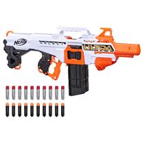 NERF Ultra Select Totalmente Motorizado Blaster, Fogo para Distância ou Precisão, Inclui Clipes e Dardos, Jogos ao Ar Livre e Brinquedos, Blasters automáticos de espuma de brinquedo automático