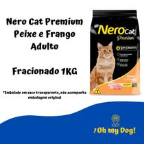 Nero cat premium peixe e frango adulto granel 1kg