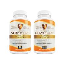 Nervocure - Suplemento Alimentar Natural - Kit com 2 Frascos de 30 Cápsulas