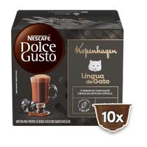 NESCAFÉ DOLCE GUSTO Chococcino Lingua de Gato Kopenhagen - 10 CÁPSULAS NESCAFÉ DOLCE GUSTO Chococcino Lingua de Gato Kopenhagen - 10 CÁPSULAS