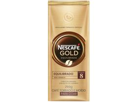 Nescafé Gold Equilibrado Torrado e Moído 250g Nescafé Gold Equilibrado Torrado e Moído 250g