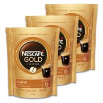 Nescafé Gold Espresso Café Solúvel Suave Kit 3 Sachês 40g Nescafé Gold Espresso Café Solúvel Suave Kit 3 Sachês 40g