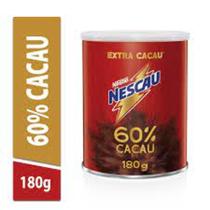 Nescau Extra Cacau 60% Lata de 180g. Uma dose extra de sabor! Experimente esta novidade. - Nestlé