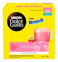 Nesquik Morango Dolce Gusto: Leite Frapé & Delícia 10 Cápsul
