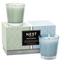 NEST Fragrâncias Hortelã Selvagem & Eucalipto e Driftwood & Chamomile Wellness Petite Candle Duo