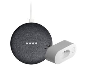 Nest Mini 2ª geração Smart Speaker - com Google + Adaptador de Tomada Inteligente