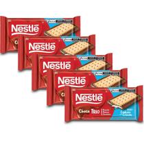 Nestlé Chocotrio Cookies e Cream Kit 5 Barras de 90g Nestlé Chocotrio Cookies e Cream Kit 5 Barras de 90g