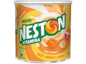 Neston Vitamina Instantânea Mamão, Maçã, Banana e Cereal Lata com 400g