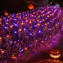 Net Lights Joomer 360LED Laranja Roxo Halloween 3,7x1,5 m