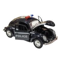 Netcar Metal Fusca Fricção Polícia 1/32 - Net Toy