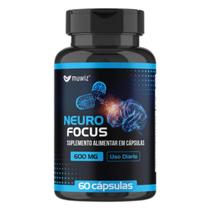 Neuro focus 600mg com 60 capsulas - suplemento alimentar para foco