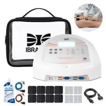 Neurodyn II Ibramed Eletroestimulador 4 Canais TENS FES Corrente Russa Bivolt com Bolsa Transparente