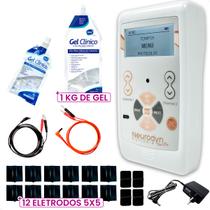 Neurodyn Portable Tens Fes 12 Eletrodos e Gel 1 Kg Ibramed