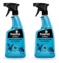 Neutralizador Odor Pisos Ambientes Cães Gatos 500ml Kit C/ 2 Neutralizador Odor Pisos Ambientes Cães Gatos 500ml Kit C/ 2