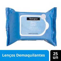 Neutrogena Deep Clean Com 25 Lenços De Limpeza Demaquilante