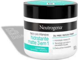 Neutrogena Face Care Intensive Hidratante Matte 3 em 1 - 100g