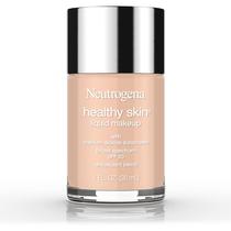 Neutrogena Healthy Skin Liquid Makeup Foundation, Broad Spectrum SPF 20 Sunscreen, Lightweight & Flawless Coverage Foundation with Antioxidant Vitamin E & Feverfew, Medium Bege, 1 fl. oz