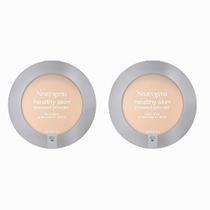 Neutrogena Healthy Skin Pressed Makeup Powder Compact with Antioxidants & Pro Vitamin B5, Evens Skin Tone, Minimize Shine & Conditions Skin, Light to Medium 30, 0.34 oz (Pack of 2)