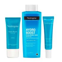 Neutrogena Hydro Boost Kit Gel Creme para Olhos + Gel Hidratante Facial + Hidratante Corporal