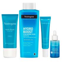 Neutrogena Hydro Boost Kit Gel Creme para Olhos + Hidratante Facial FPS25 + Hidratante Corporal + Sérum